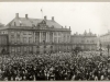 Crowd at Amalienborg Palace